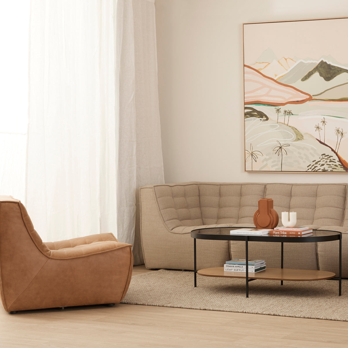 N701 1 Seater Modular Sofa