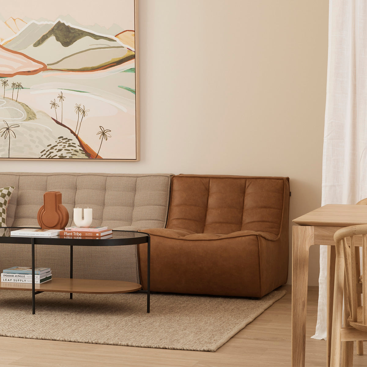 N701 1 Seater Modular Sofa