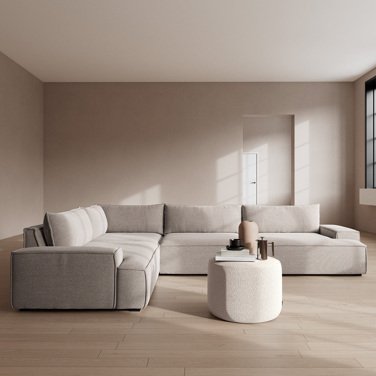 Daphne 4 Seater Modular Left Corner Sofa