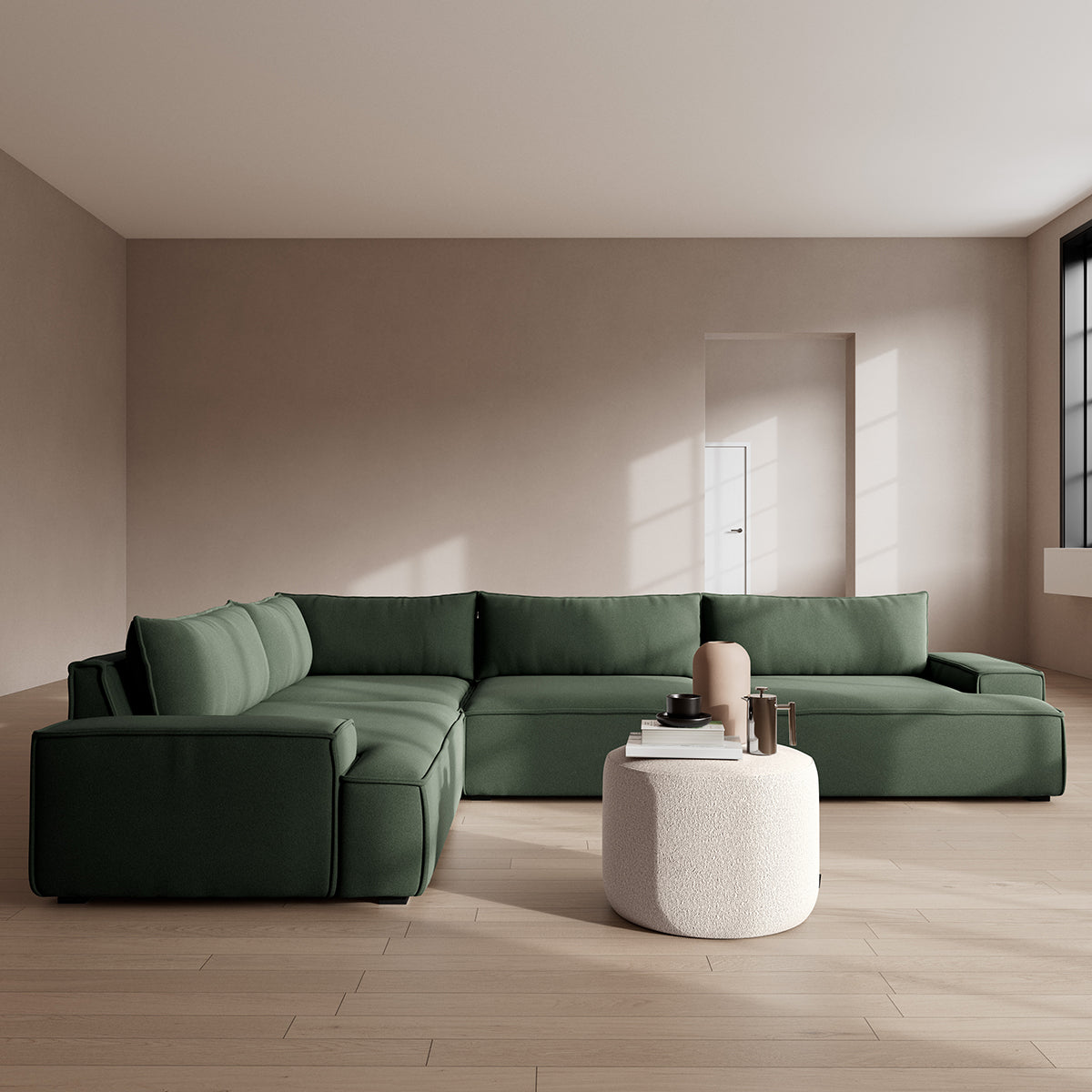 Daphne 4 Seater Modular Left Corner Sofa