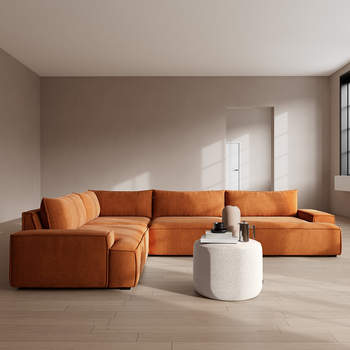 Daphne 4 Seater Modular Left Corner Sofa