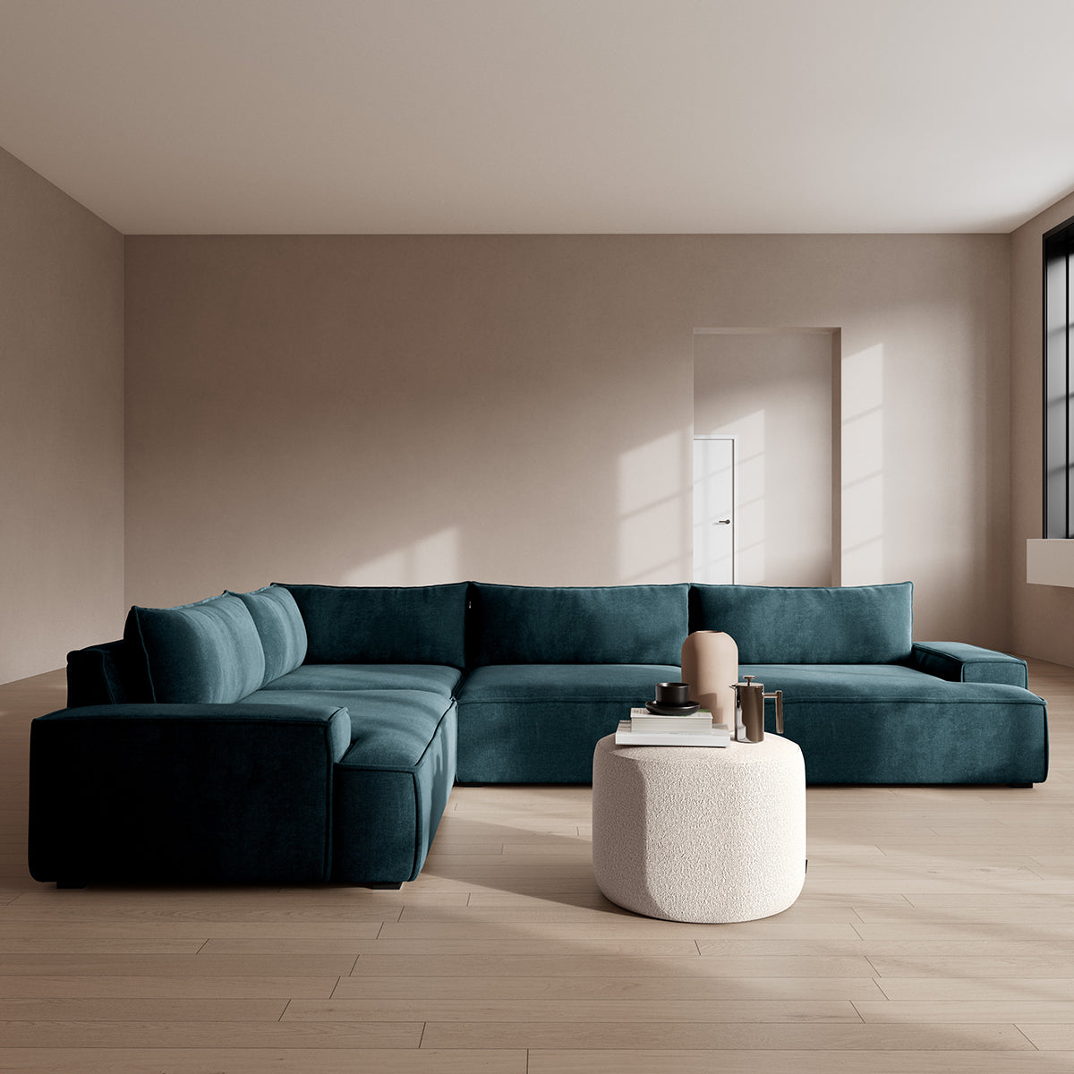 Daphne 4 Seater Modular Left Corner Sofa