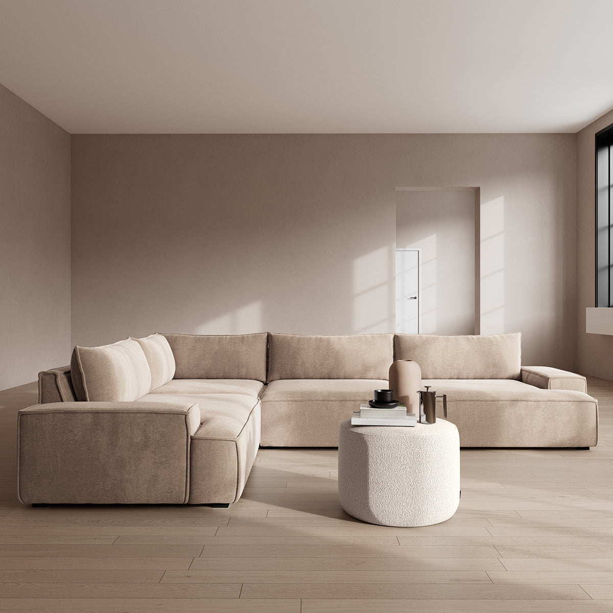 Daphne 4 Seater Modular Left Corner Sofa