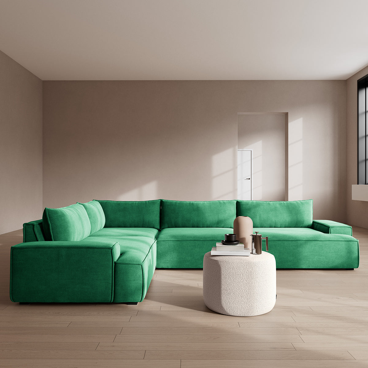 Daphne 4 Seater Modular Left Corner Sofa