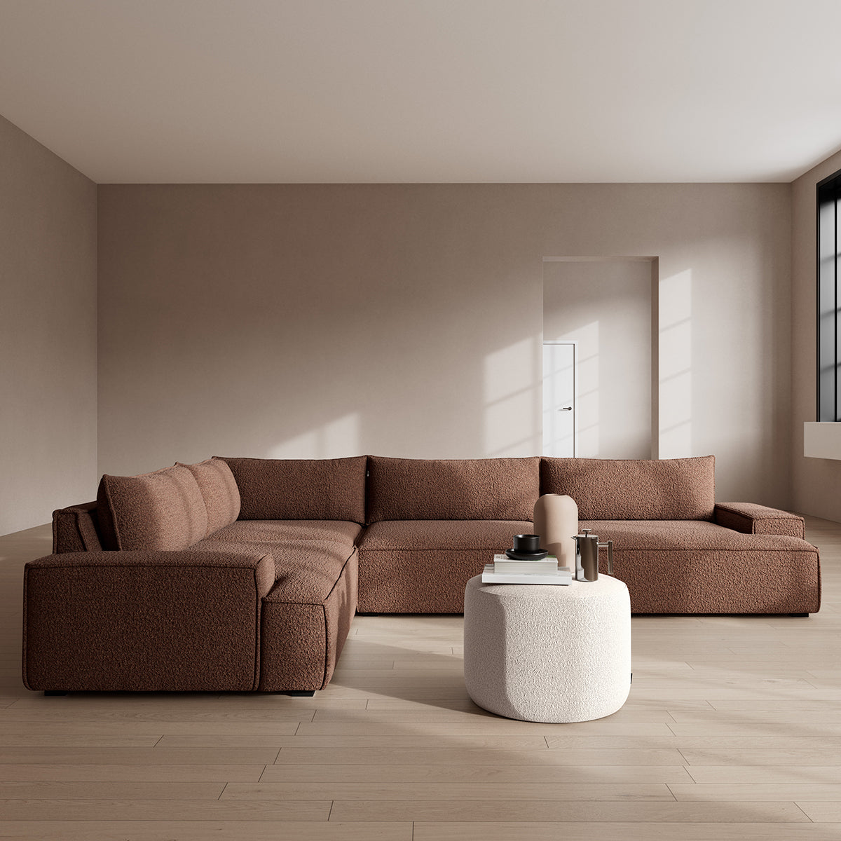 Daphne 4 Seater Modular Left Corner Sofa