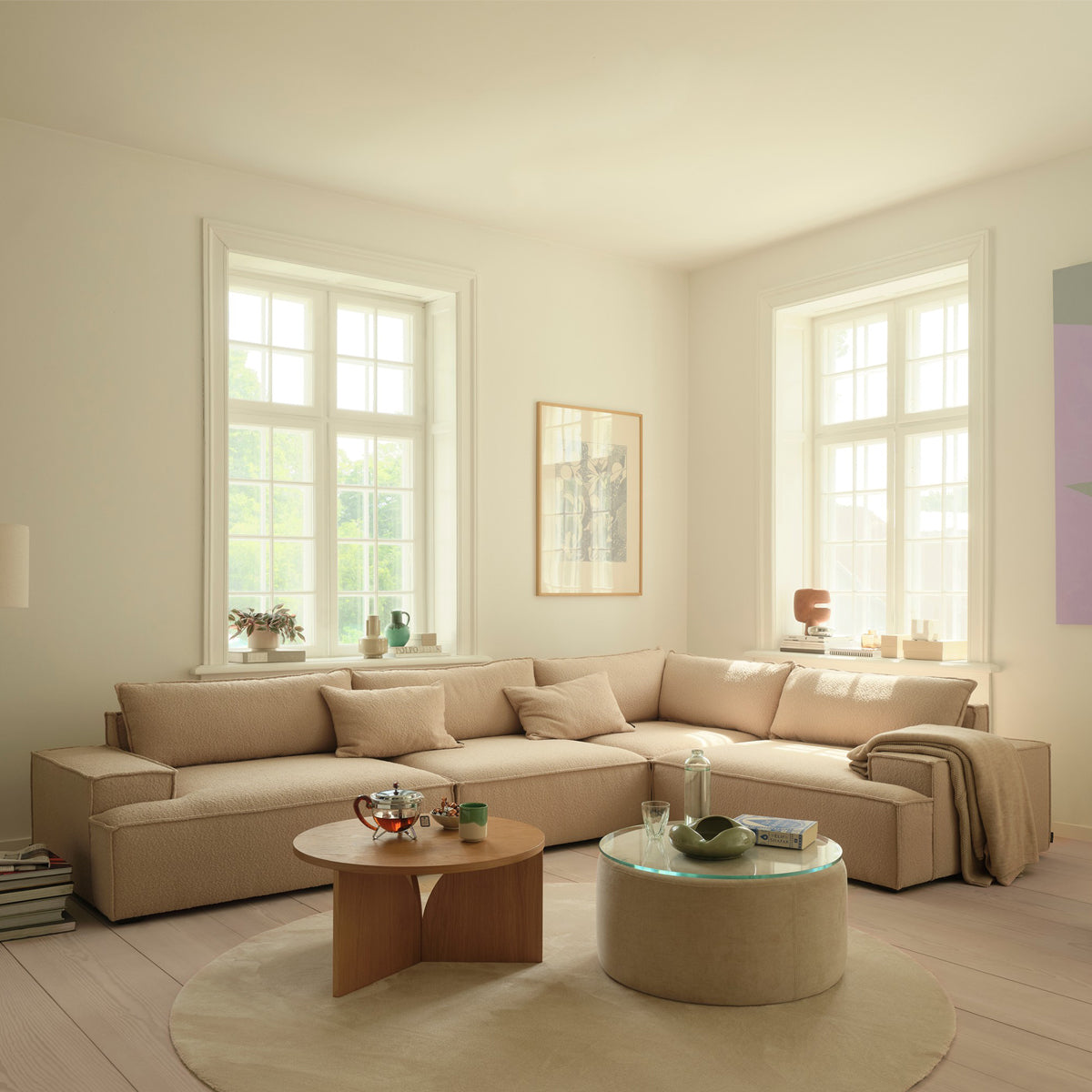 Daphne 4 Seater Modular Right Corner Sofa