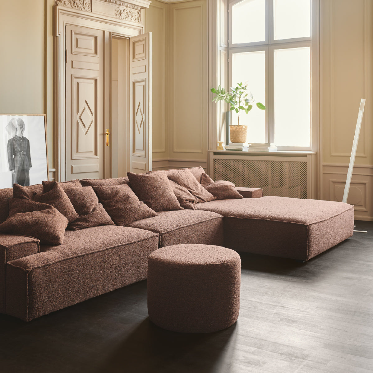 Daphne 4 Seater Modular Right Corner Sofa