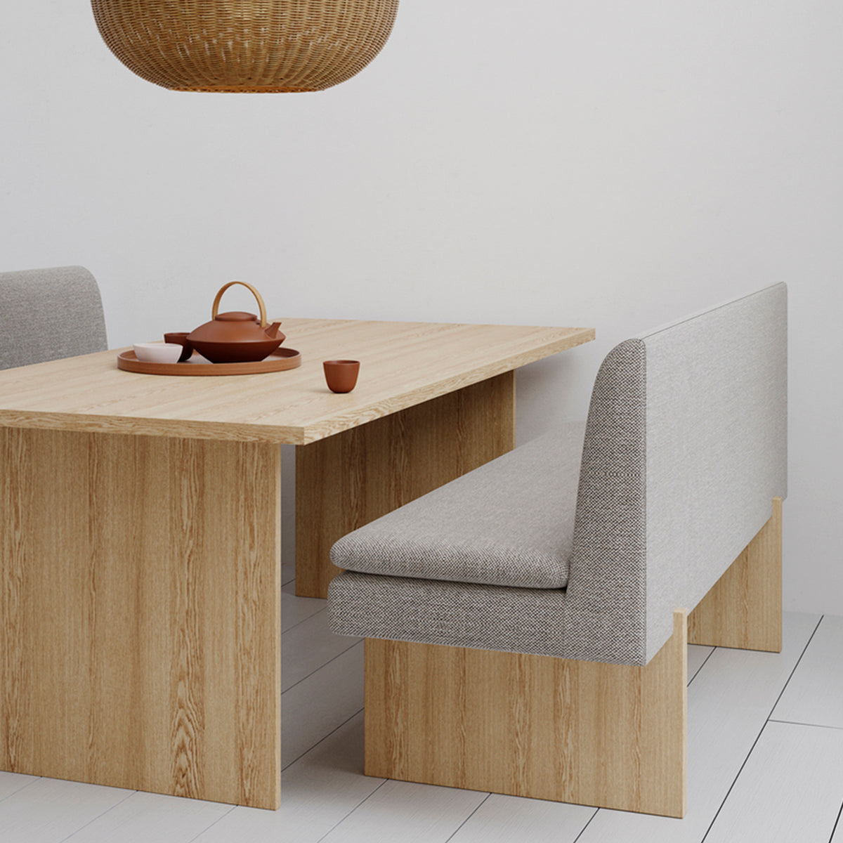 Umi Oak Dining Sofa
