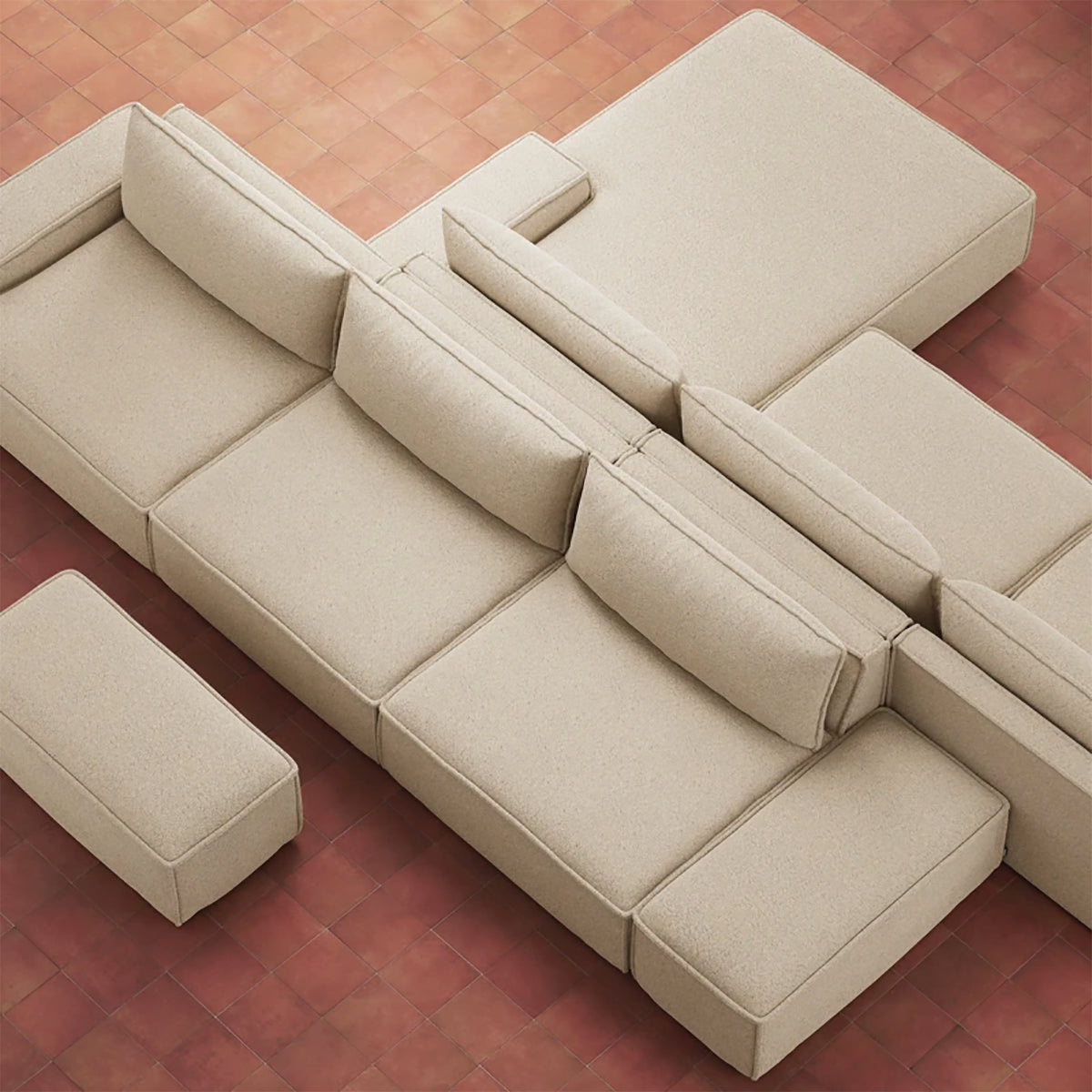 Daphne 4 Seater Modular Right Corner Sofa